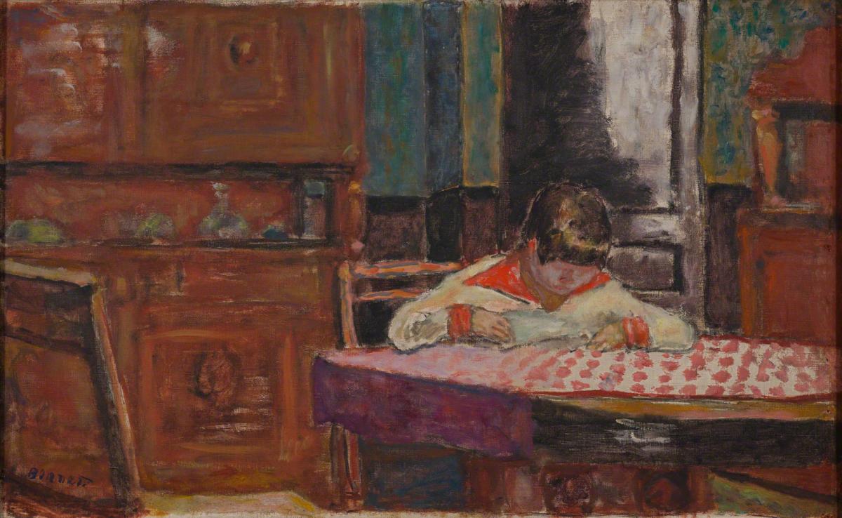 Pierre Bonnard, Interior with Boy, 1910.