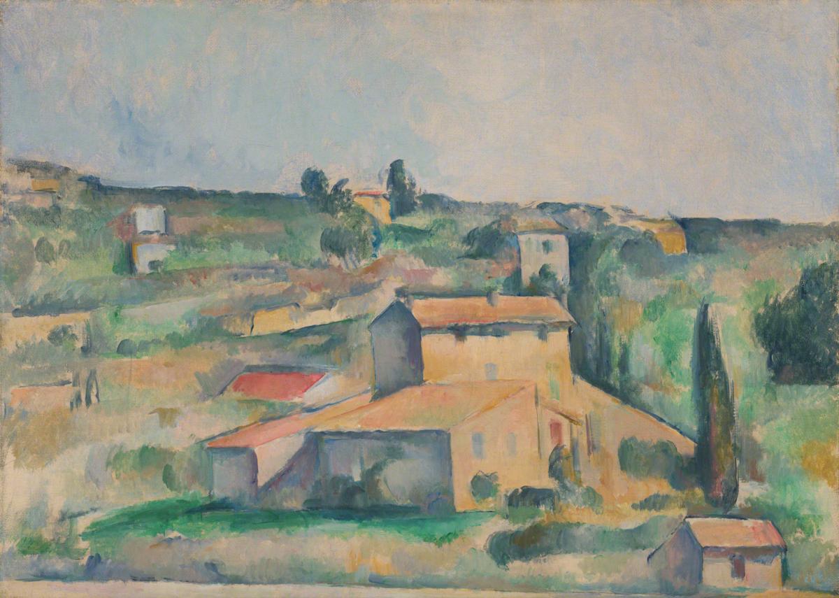 Paul Cézanne, Fields at Bellevue, between 1892 and 1895.
