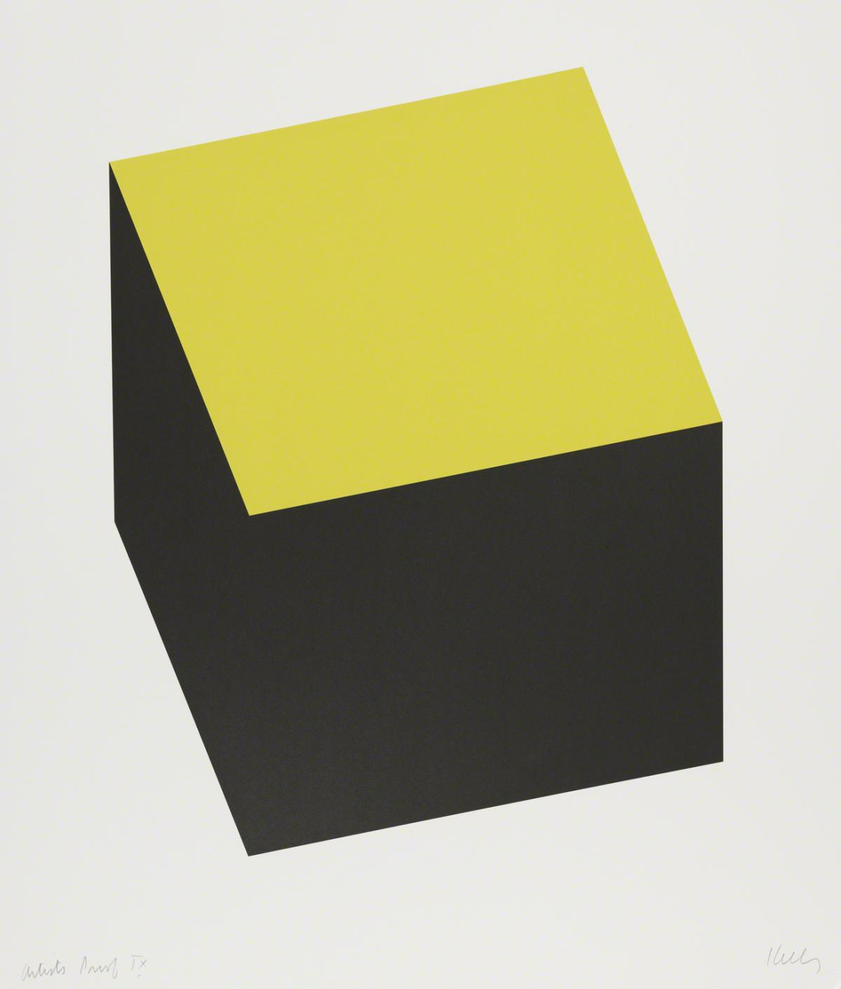 Ellsworth Kelly, Yellow/Black, 1970.