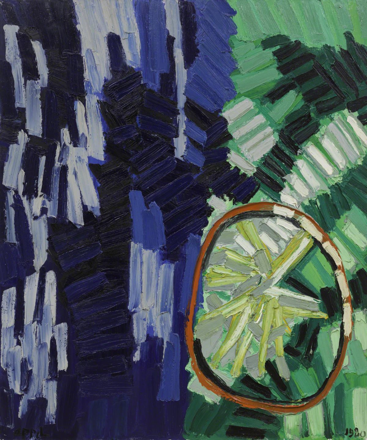 Karel Appel, Landscape with Wheel, 1980.