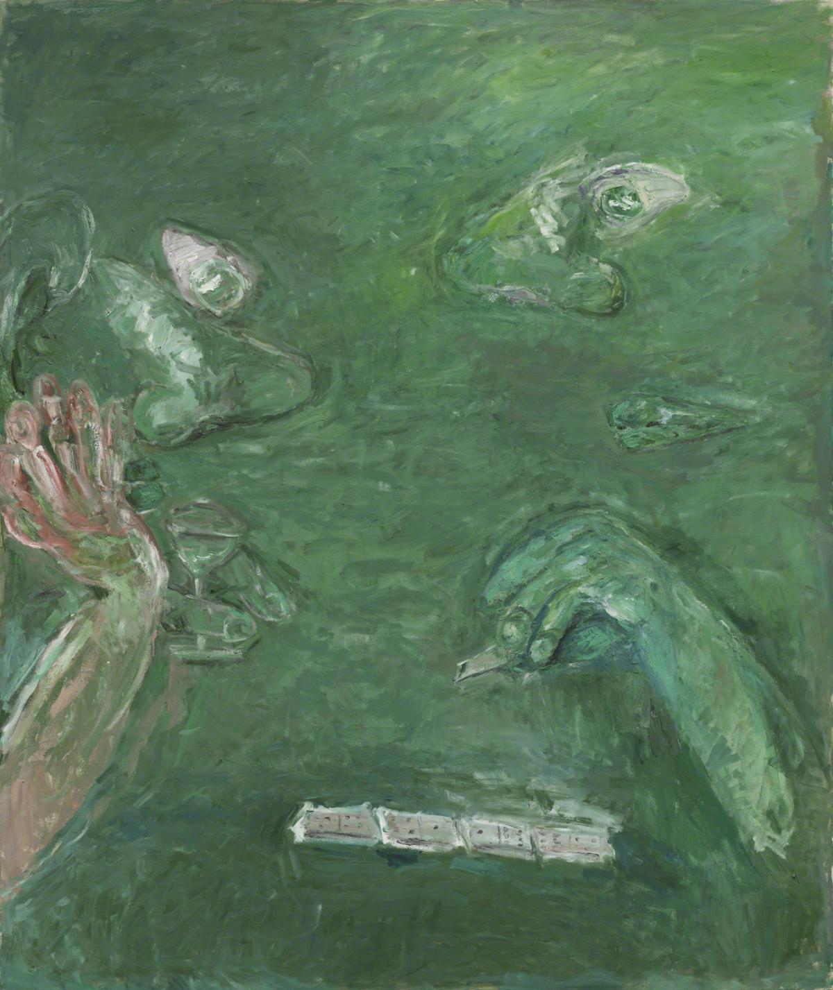 Susan Rothenberg, Dominos-Cold, 2001.