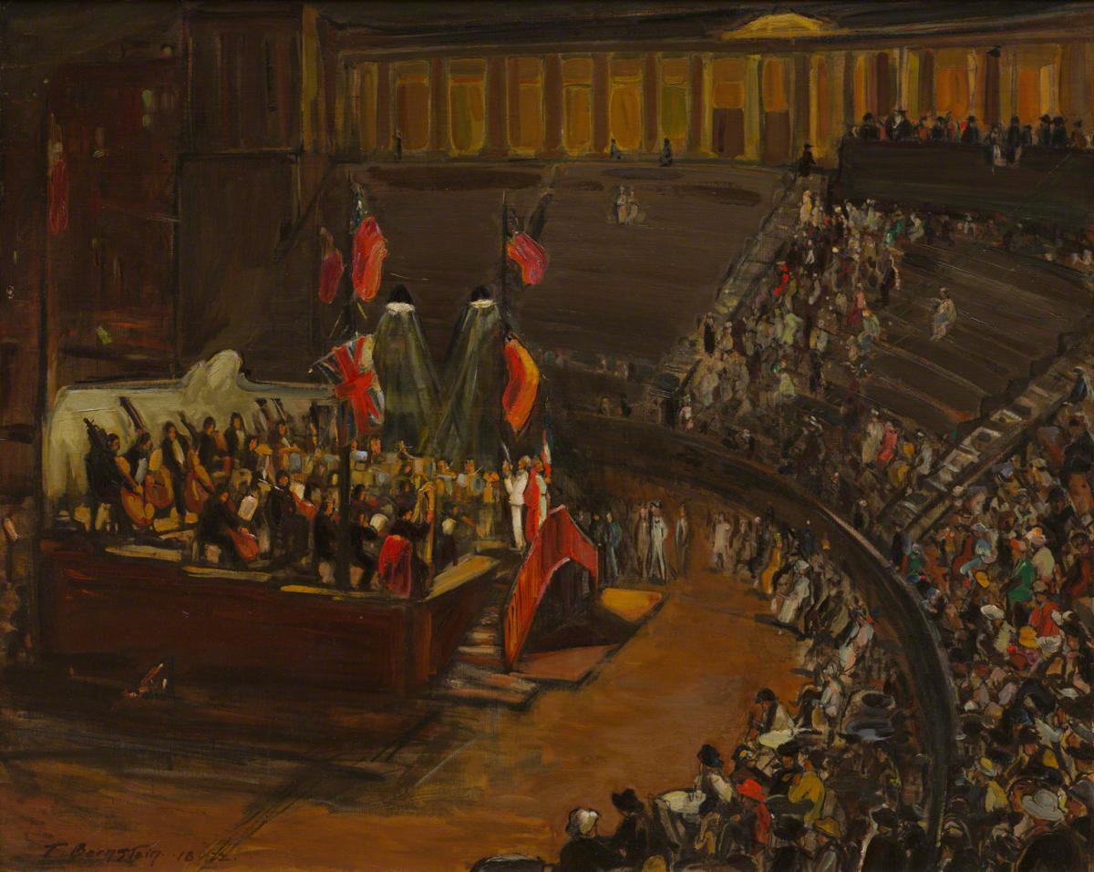 Theresa Bernstein, Lewisohn Stadium, 1919-1922.