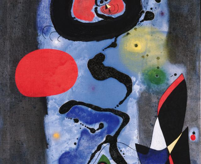 Image of Joan Miro's painting The Red Sun