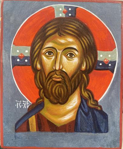 Painting of a religious figure